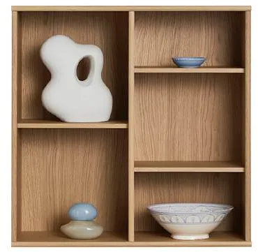 Mistral bogkasse med 3 hylder