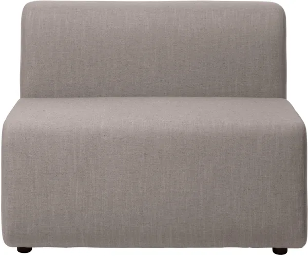 BROSTE COPENHAGEN Lagoon modulsofa midt - latte stof